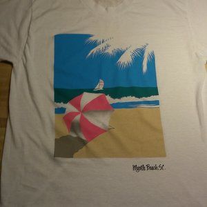 Vintage Myrtle Beach SC  Umbrella Cal Cru Sz XL